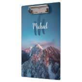 Magical sky monogram berg Storžič Slovenië Klembord (Links)