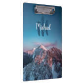 Magical sky monogram berg Storžič Slovenië Klembord (Rechts)