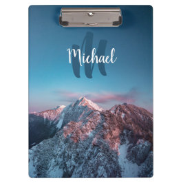 Magical sky monogram berg Storžič Slovenië Klembord