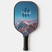Magical sky monogram berg Storžič Slovenië Pickleball Paddle (Achterkant)