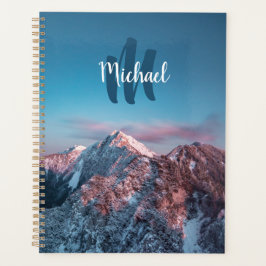 Magical sky monogram berg Storžič Slovenië Planner