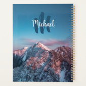 Magical sky monogram berg Storžič Slovenië Planner (Achterkant)