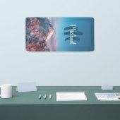 Magical sky monogram berg Storžič Slovenië Spandoek (Beurs)