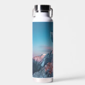 Magical sky monogram berg Storžič Slovenië Waterfles (Voorkant)