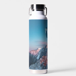 Magical sky monogram berg Storžič Slovenië Waterfles