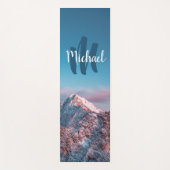 Magical sky monogram berg Storžič Slovenië Yogamat (Voorkant)
