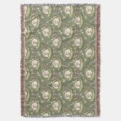 Magical Sleeping Bunny & Fairies in the Forest Deken (Voorkant Verticaal)