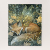 Magical sleeping Forest Fox Legpuzzel (Verticaal)