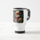 Magical Snow-Bro Travel Mug Funky Christmas Headph Reisbeker (Voorkant rechts)