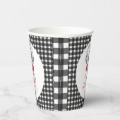 Magical Snow Wereldbol kerstfeest Papieren Bekers (Rechts)