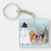 Magical Snowman Sleutelhanger (Voorkant)