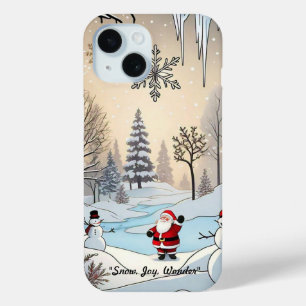 Magical Snowy Nights iPhone 15 Case
