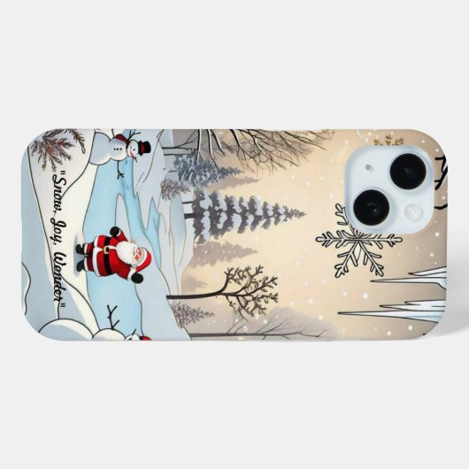 Magical Snowy Nights Case-Mate iPhone Case (Achterkant (horizontaal))