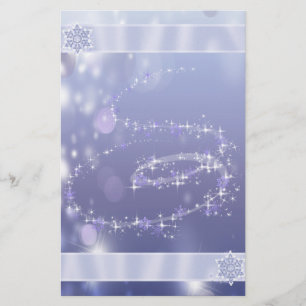 Magical Snowy Wonderland Stationery Briefpapier