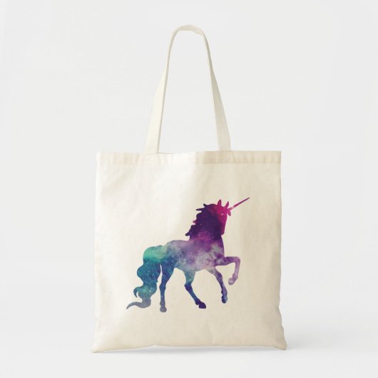 Magical Sparkly Prancing unicorn Tote Bag (Voorkant)