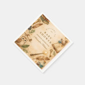 Magical Spellbook Wizard Baby Shower Servet (Hoek)