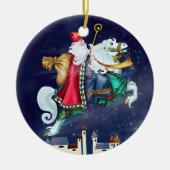 Magical St. Nicholas - Santa - SRF - Crice Orname Keramisch Ornament (Voorkant)