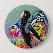 Magical Star-Button Ronde Button 4,0 Cm (Voorkant)