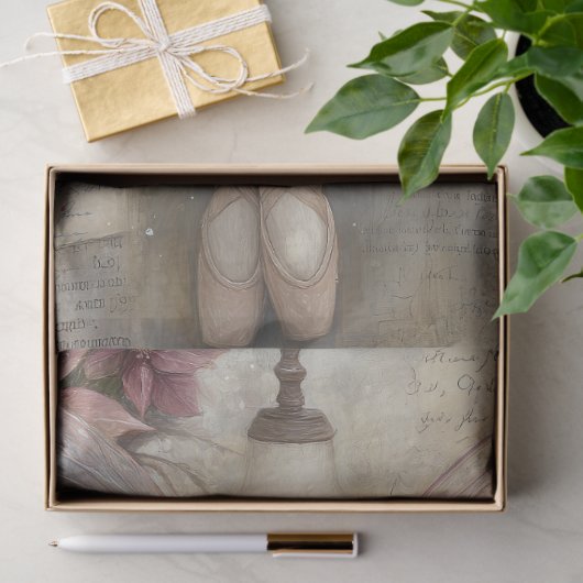 Magical Sugar Plum Fairy Ballerina Art Decoupage Tissuepapier (Geschenk)