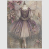 Magical Sugar Plum Fairy Ballerina Art Decoupage Tissuepapier (Voorkant)