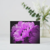 Magical Sunflower Save the Date Briefkaart (Staand voorkant)