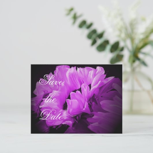 Magical Sunflower Save the Date Briefkaart (Staand voorkant)