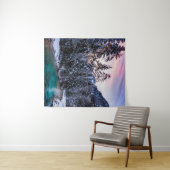 Magical sunset turquoise River Mojstrana, Slovenië Wandkleed (In Situ (horizontaal))