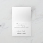 Magical Swan Wedding Bedankt (Binnen)