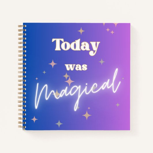 Magical Theme Park Autograph Scrapbook Notitieboek (Voorkant)