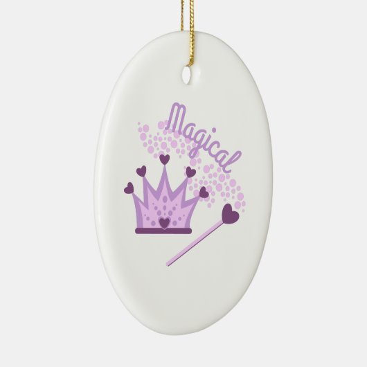 Magical Tiara Keramisch Ornament (Rechts)