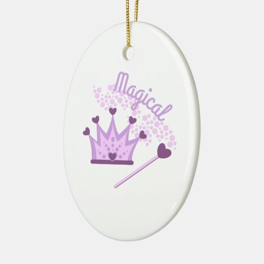 Magical Tiara Keramisch Ornament (Links)