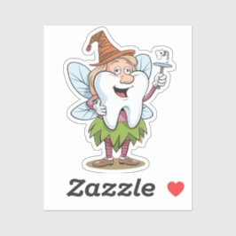Magical Tooth Fairy Art Sticker