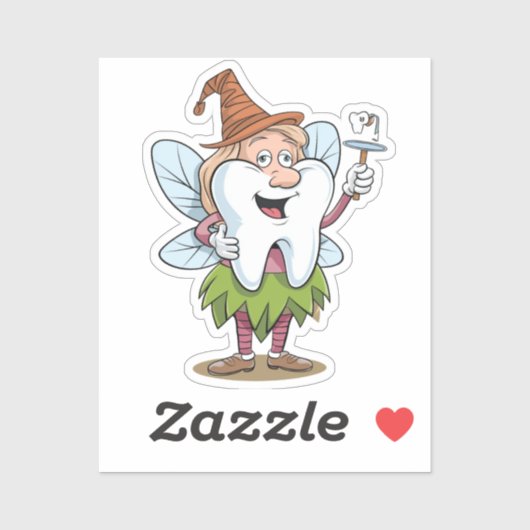 Magical Tooth Fairy Art Sticker (Vel)
