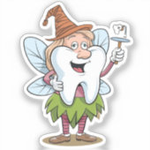 Magical Tooth Fairy Art Sticker (Voorkant)