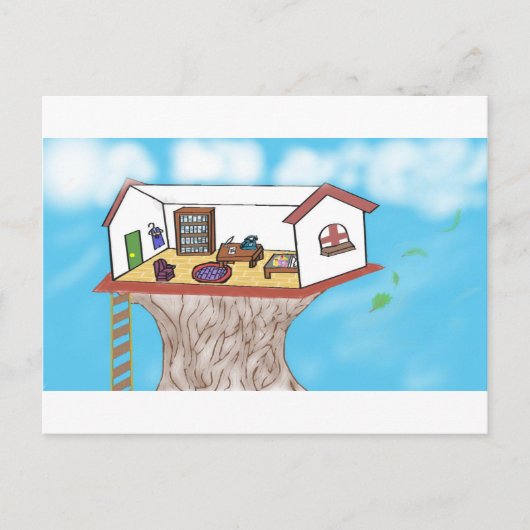 Magical Treehouse Briefkaart (Voorkant)