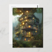 Magical Treehouse Colony Briefkaart (Voorkant / Achterkant)