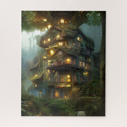 Magical Treehouse Colony Legpuzzel (Verticaal)