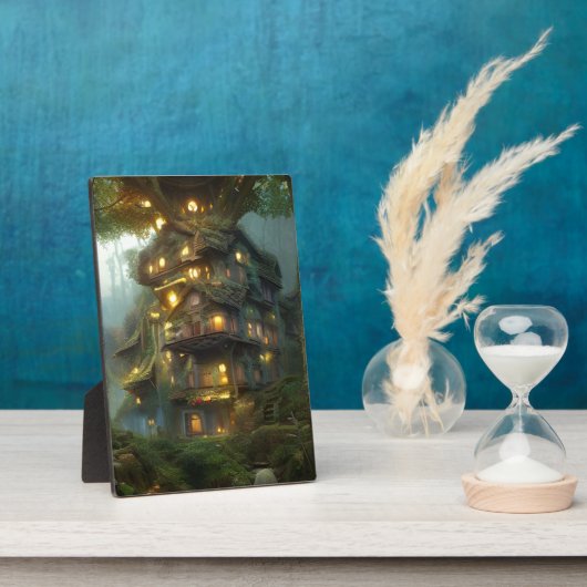 Magical Treehouse Colony Tabletop Fotoplaat (Zijkant)