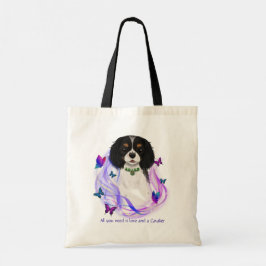 Magical Tri Color Cavalier King Charles Spaniel  Tote Bag