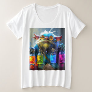 Magical Troll Alchemist Grote Maat T-shirt
