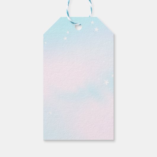 Magical Unicorn 1st Birthday Cadeaulabel (Achterkant)