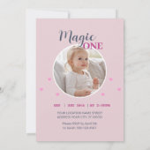 Magical Unicorn 1st Birthday Kaart (Achterkant)