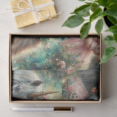 Magical Unicorn And Girl Friendship Decoupage Tissuepapier (Geschenk)