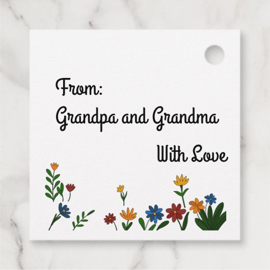 Magical Unicorn Bedankjes Labels (Achterkant)