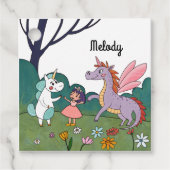 Magical Unicorn Bedankjes Labels (Voorkant)