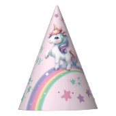 Magical Unicorn Birthday Party Feesthoedjes (Voorkant)
