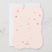 Magical Unicorn Birthday Party Invitation Kaart (Achterkant)