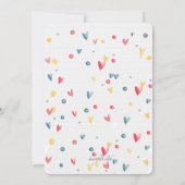 Magical Unicorn Birthday Party Invitation Kaart (Achterkant)