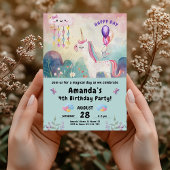 Magical Unicorn Birthday Party Kaart
