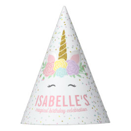 Magical Unicorn Birthday Party Pet Feesthoedjes